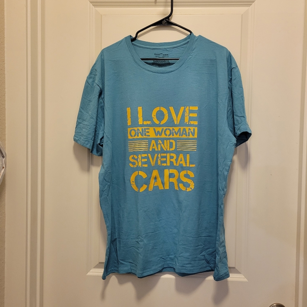 I Love One Woman And Several Cars Mens Handmade Tee